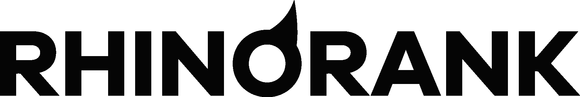 Rhino Rank Black Logo Vector Logo